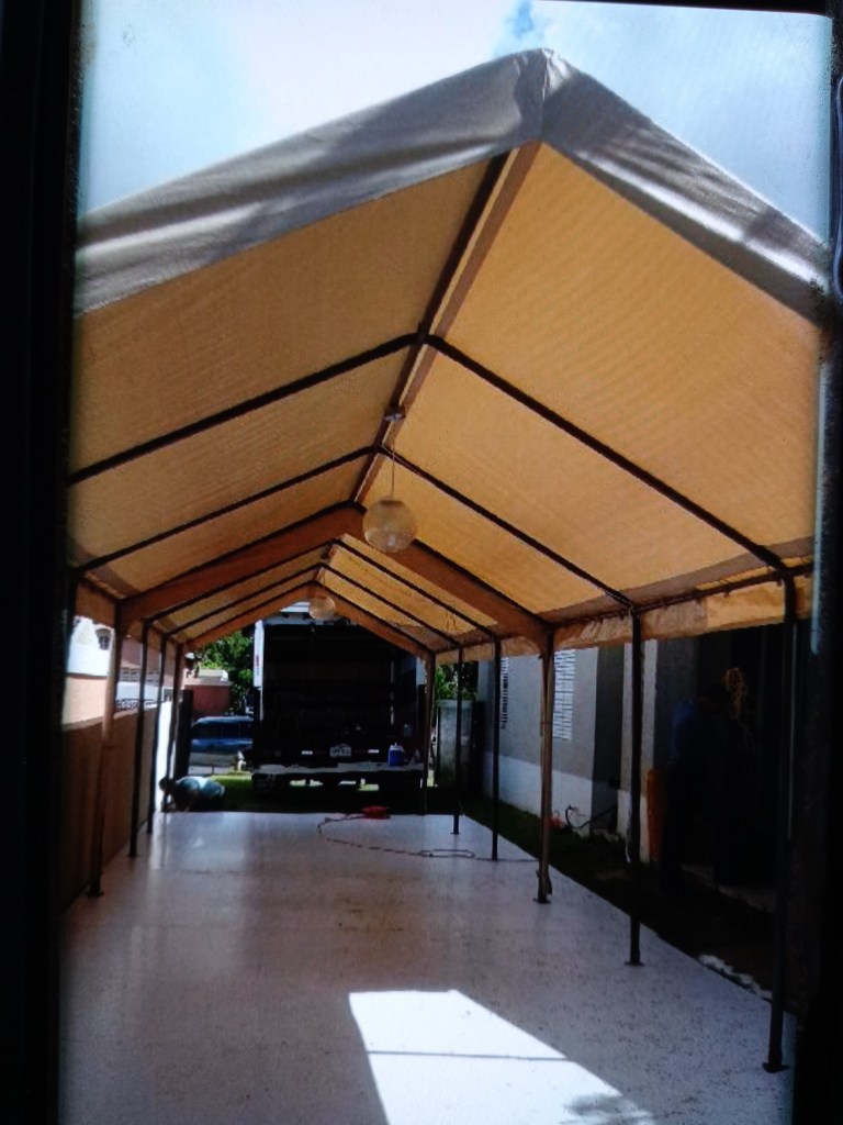 Carpa 10 pies por 20 pies 